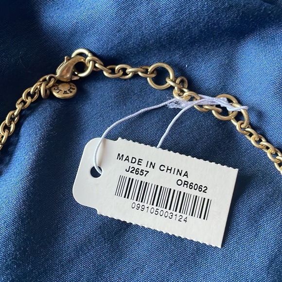 NWT J. Crew Neon Opal Iridescent Rhinestone Crystal Cluster Statement Necklace - Picture 5 of 5